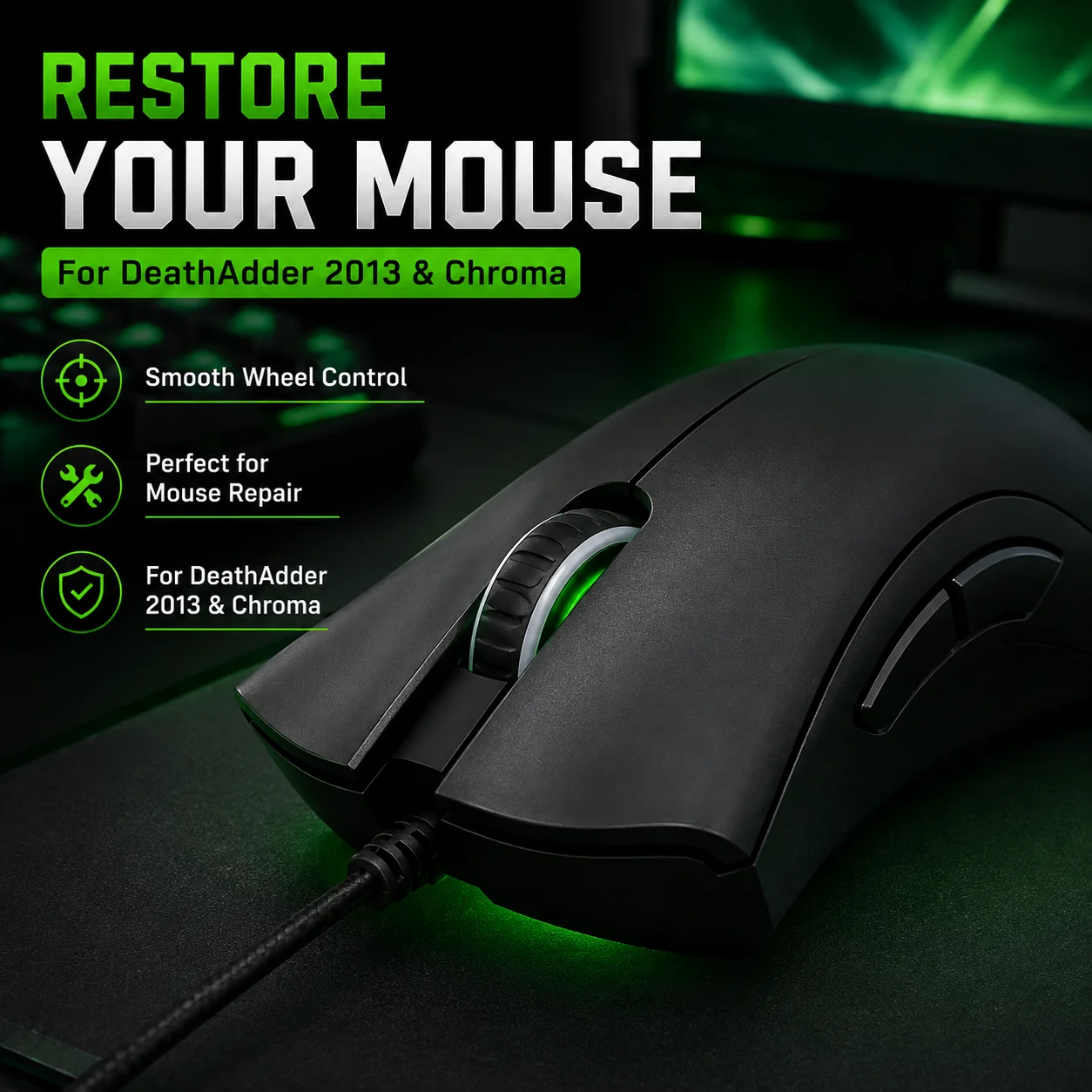 Rotella di scorrimento del mou - Gaming Accessories Repair recensione e prezzo