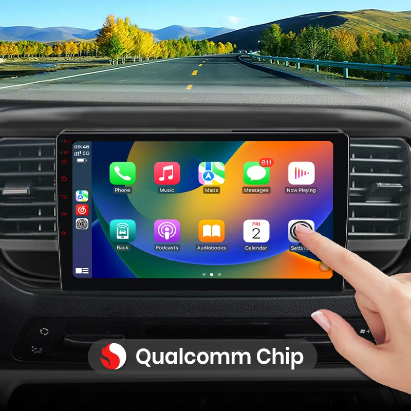 Qualcomm chip 8 Core For Peugeot Expert 3 Citroen Jumpy 3 SpaceTourer 2016-2021 CarPlay for Apple Android Auto Car Radio GPS