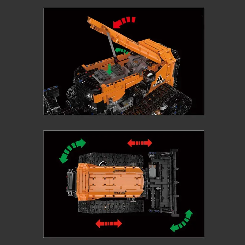 New 2025 Mould King 17086 Remote Control Reclaiming Machine Building Blocks Educational Toys Adults Children Boys Gifts view 4