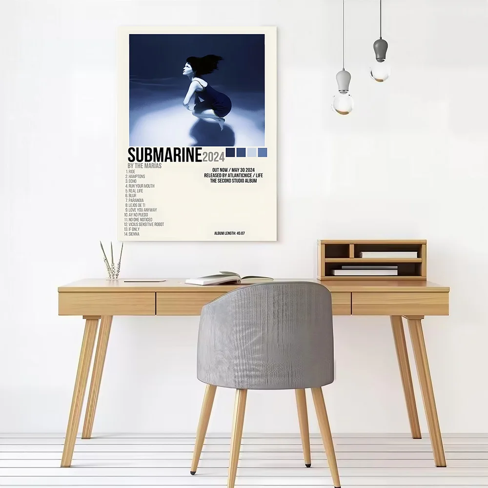 Submarine 2024 By The Marías Album Printed Canvas Poster Personalized High Quality Wall Art Paintings for Luxury Decoration Room