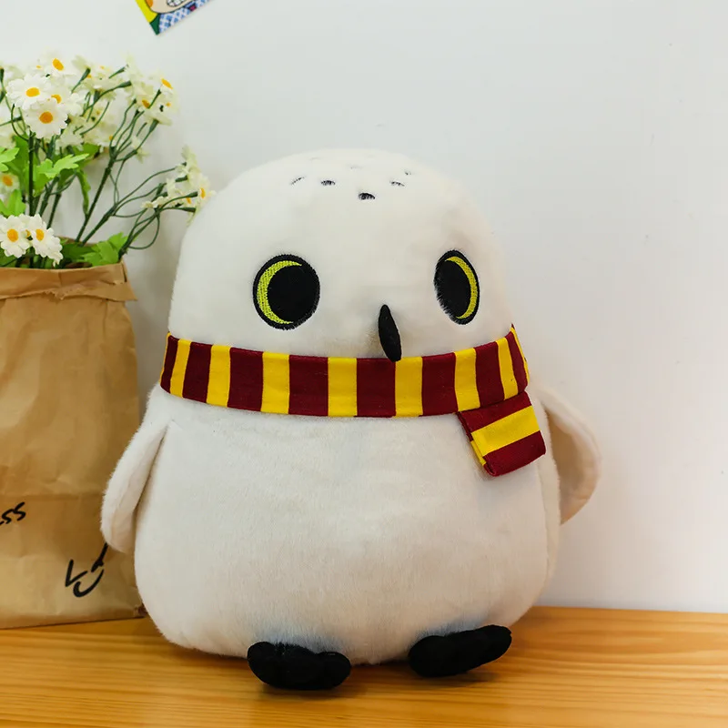 New Large Size 60cm Hedwig Plush Doll Fill Soft Scarf Owl Anime Plush Pillow Dolls Collection Room Ornament Birthday Gift view 5