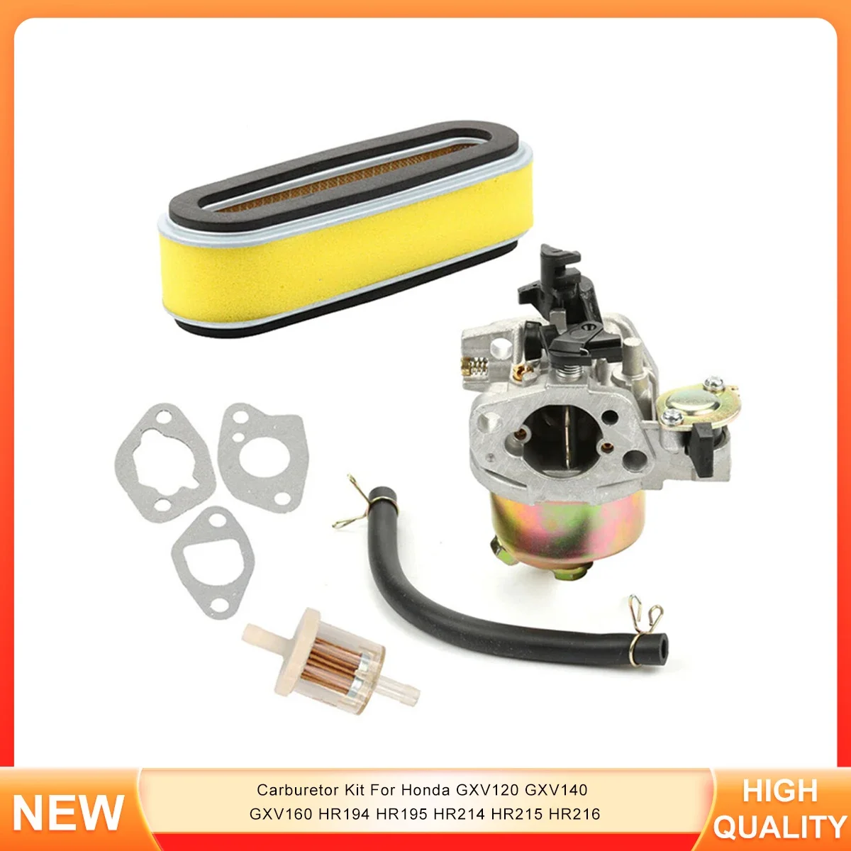 

Carburetor Kit For Honda GXV120 GXV140 GXV160 HR194 HR195 HR214 HR215 HR216