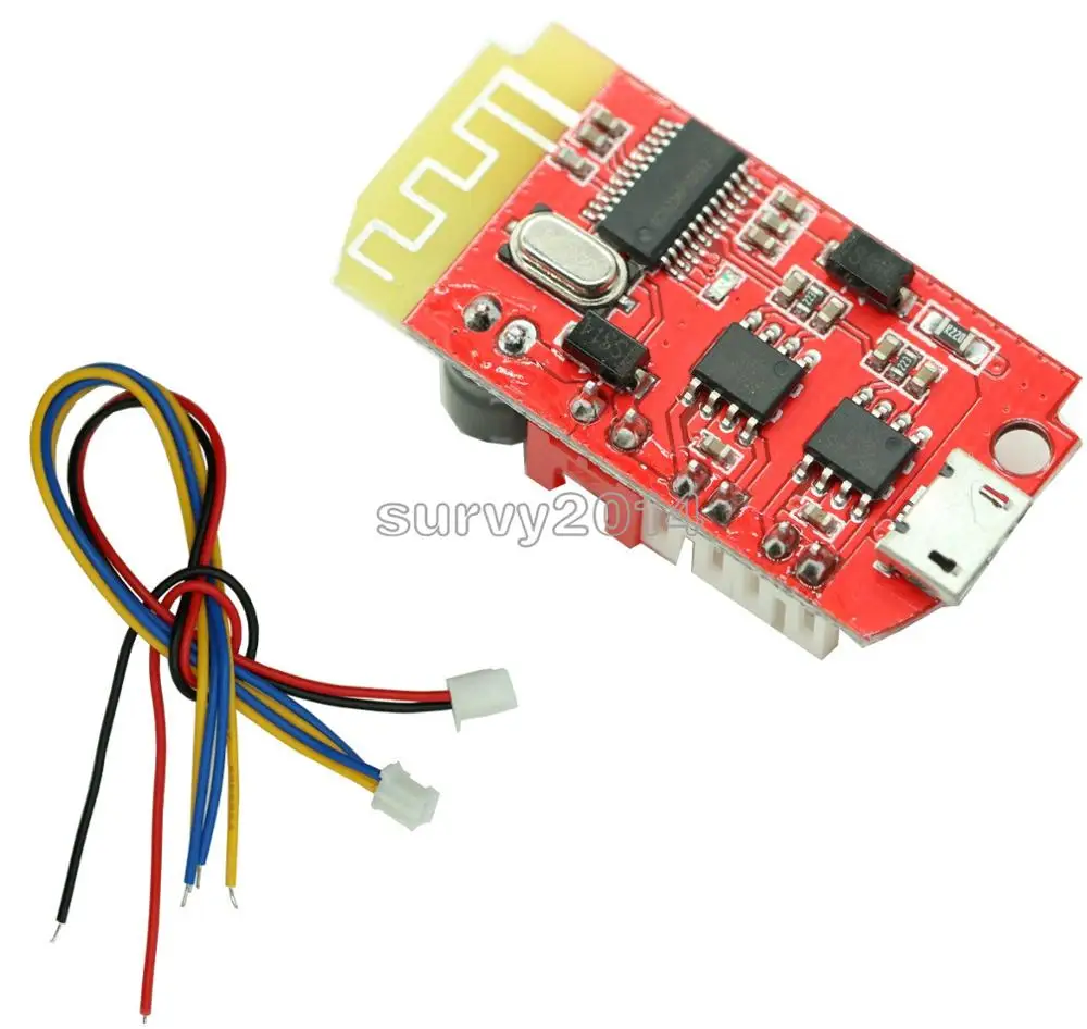 

Micro USB DC 3.7V 5V 3W Digital Audio Amplifier Board Double Dual Plate DIY Bluetooth Speaker Modification Sound Music Module