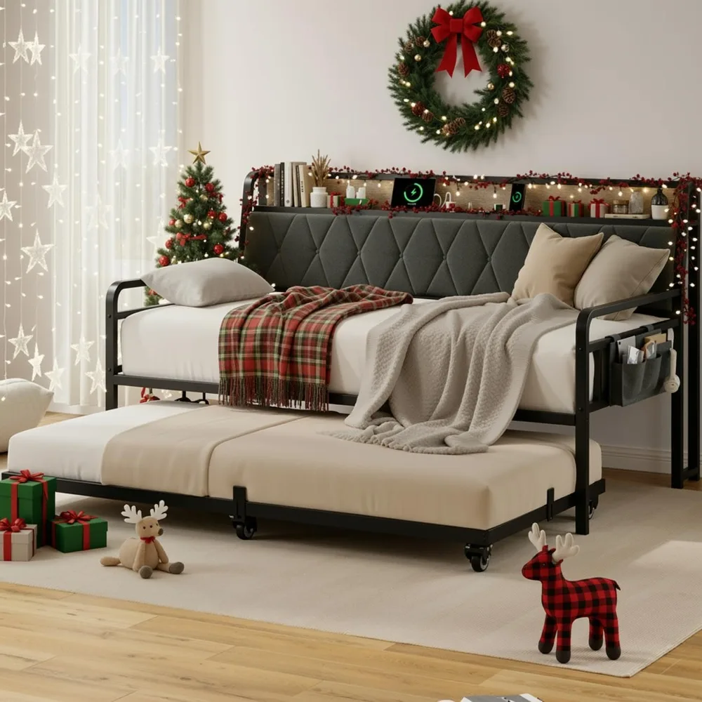 Twin Daybed With Tr…