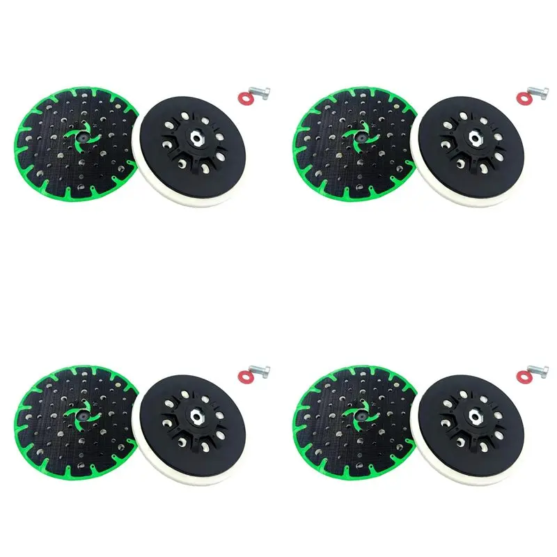 DT16 4 Set 6-Inch Soft Back-up Sanding Pad for Festool ETS 150/3 EQ, ETS 150/5 EQ, ETS EC 150/3 EQ, ETS EC 150/5 EQ Sanders,