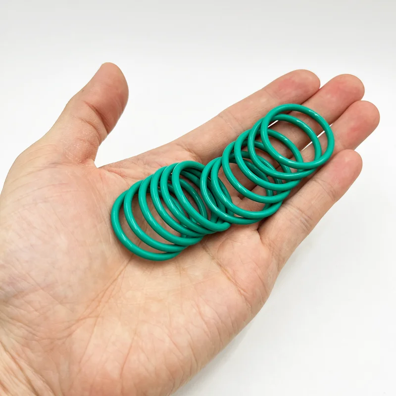 FKM O-Ring Grüne Fluorkautschuk-Gummi-Dichtung O-Ring CS1,5/2,0/2,4/3,1 mm Ölbeständiges, säure- und alkalibeständiges O-Ring-Set – Detail 4