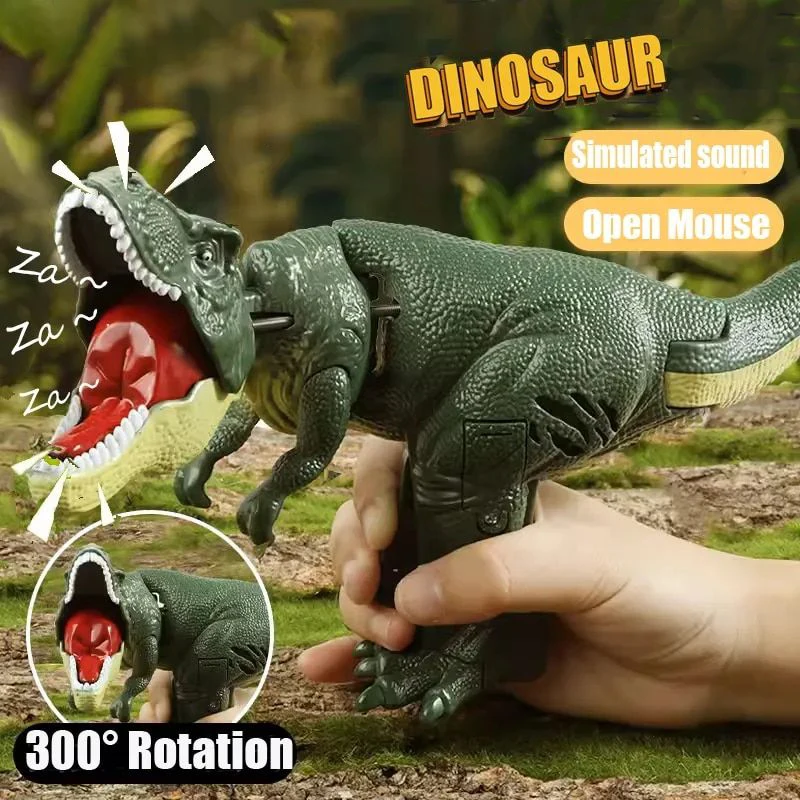 Children Decompression Dinosaur Zazaza Toy Creative Battery-free Telescopic Spring Swing Fidget Toys Gags Gifts for Kids Boys