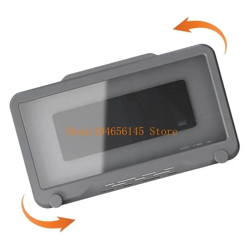 Hộp đựng điện thoại gắn tường chống nước nhạy cảm 5asd Xoay 4180 °, có thể điều chỉnh góc, Giá đỡ điện thoại tường