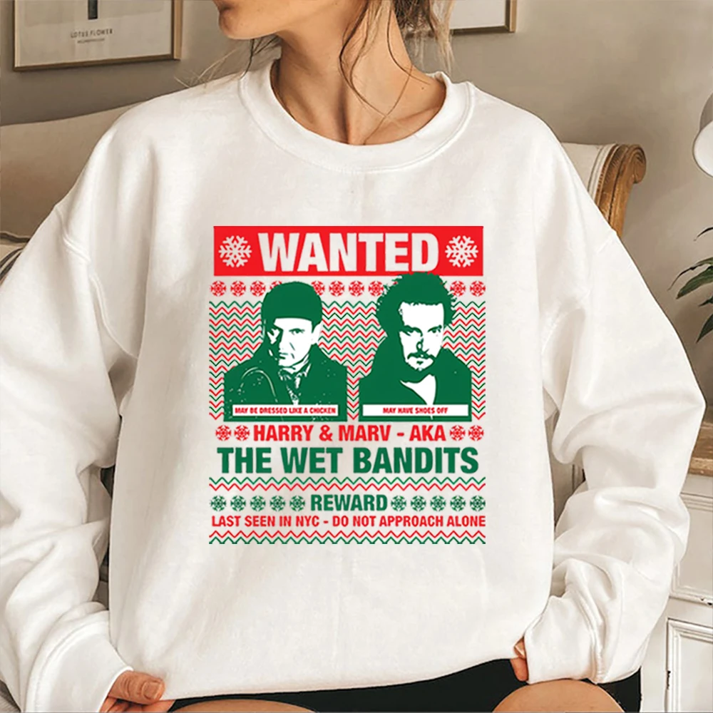 

Толстовка The Wet Bandits Funny Home Alone Movie Shirt Harry and Marv Home Alone Ugly Christmas Hoodie Одинаковая рождественская толстовка