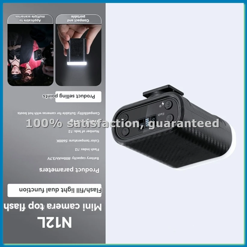 

Мини-вспышка Basics Camera 5600K с ЖК-дисплеем для DSLR-камер Flashlight-ABHG