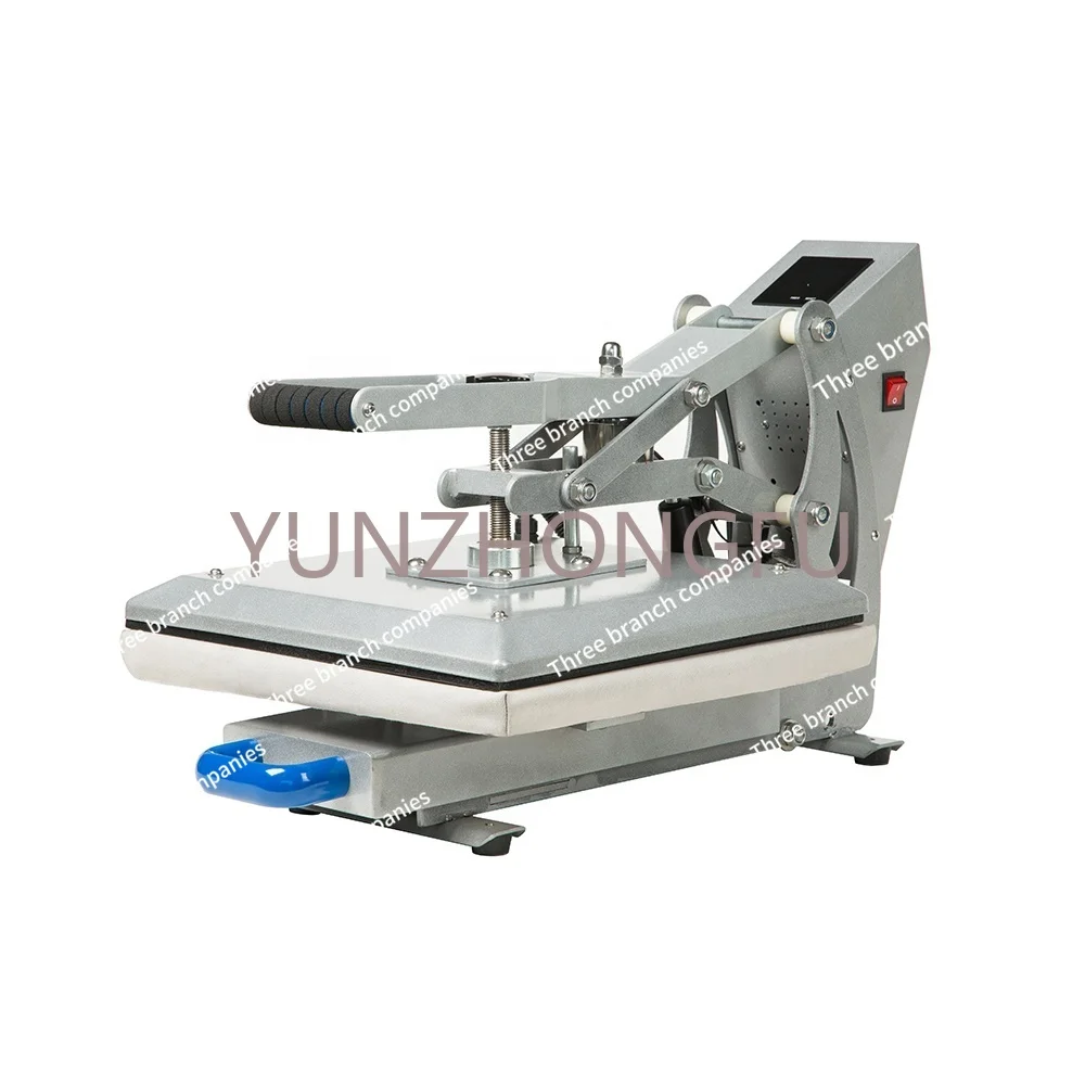 

Semi-Automatic Magnetic Heavy Duty Auto Open Optional Working Table Sublimation T-shirt Heat Press Machine