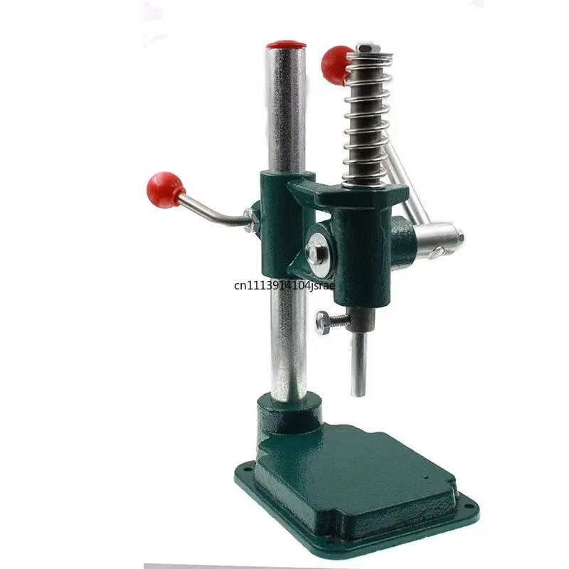Manual Hand Press Snap Button Making Machine Cast Iron Green Upholstery Button Fastening Punching Equipment