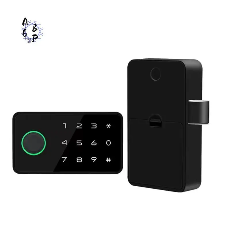 

A68P-Tuya умный замок с отпечатками пальцев без перфоратора, замок для шкафа, дверной ящик, шкаф для хранения документов, почтовый шкафчик, замки для шкафа