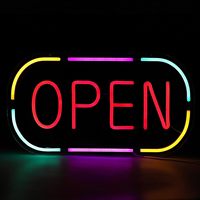 1 commercial neon light decoration sign, LED neon light business sign, used for shops, cafes, hotels, windows, etc.