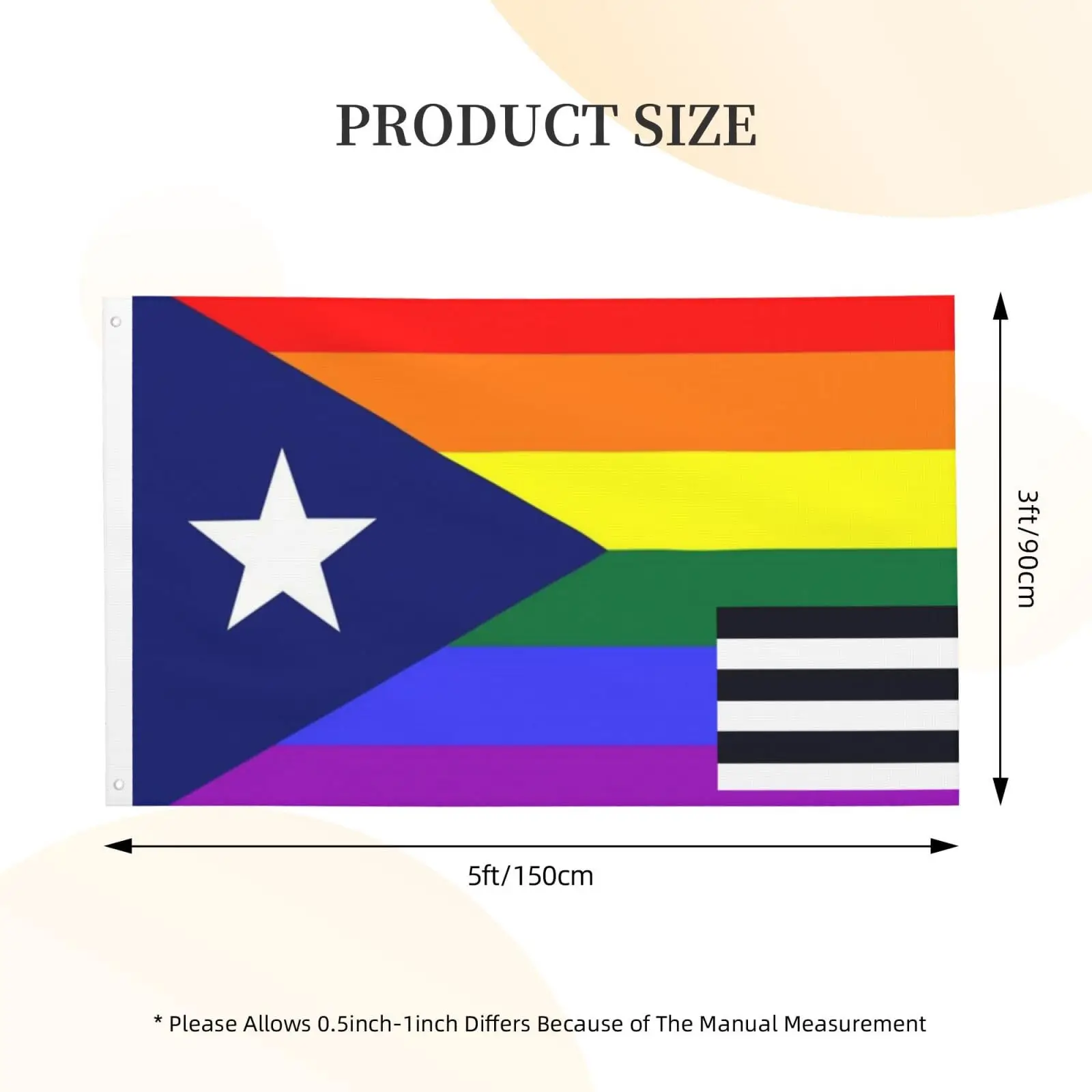 Flagnshow 100% Polyester Heterosexuality Heterosexual Pride Flag