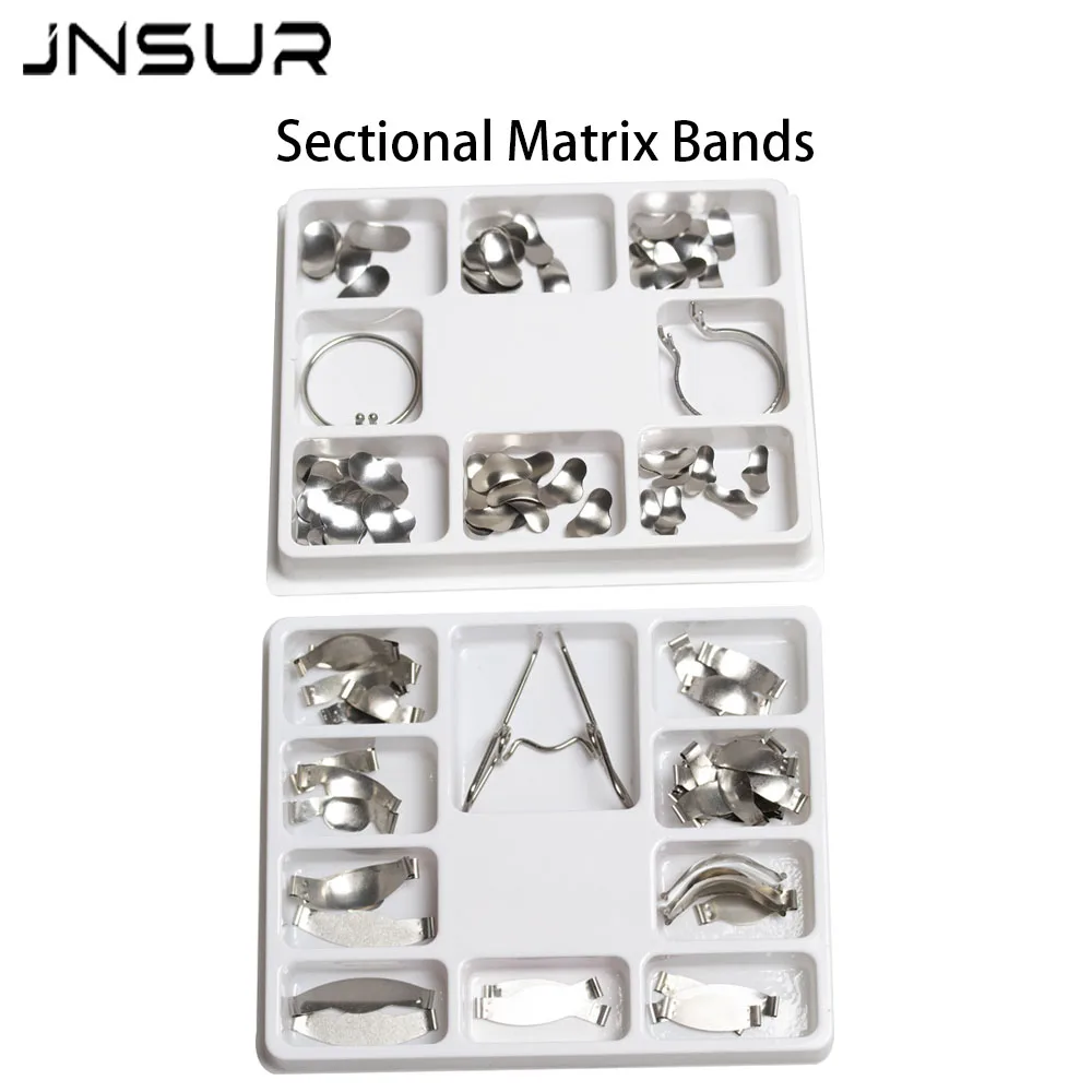 

JNSUR Dental Mylar Matrix Bands 1.398 & 1.330 Dental Teaching Material Dental Composite Strips Dentistry Supply Lab Material