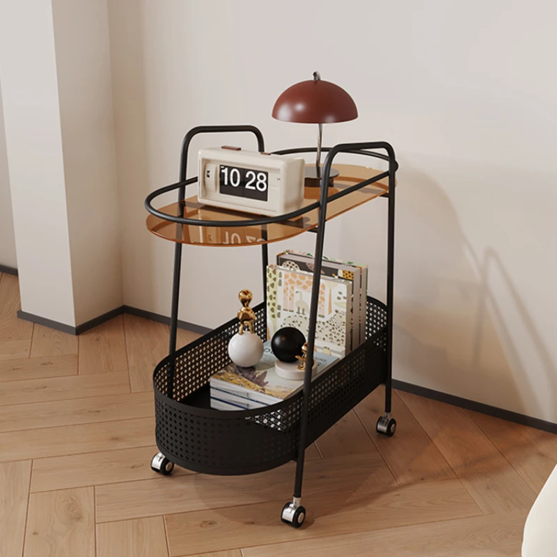 

Serving Barbershop Wheels Living Room Salon Trolley Sofa Beside Bedroom Salon Trolley Carrello Attrezzi Beauty Furniture HDTC