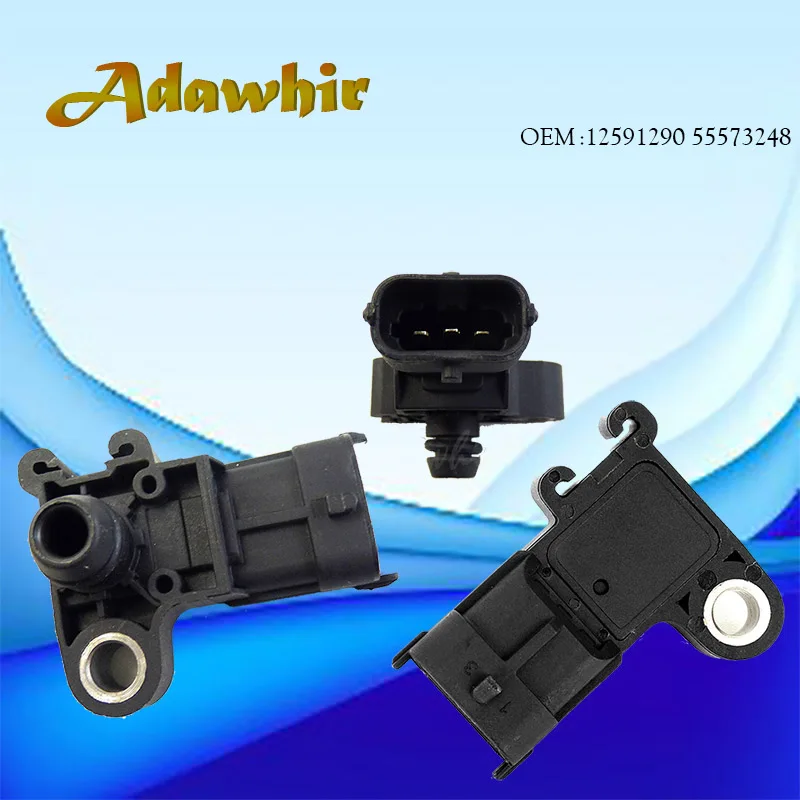 12591290 NEW Manifold Absolute Pressure MAP SENSOR FOR BUICK CADILLAC CHEVROLET PONTIAC SATURN 0261230282 0261230146 55573248