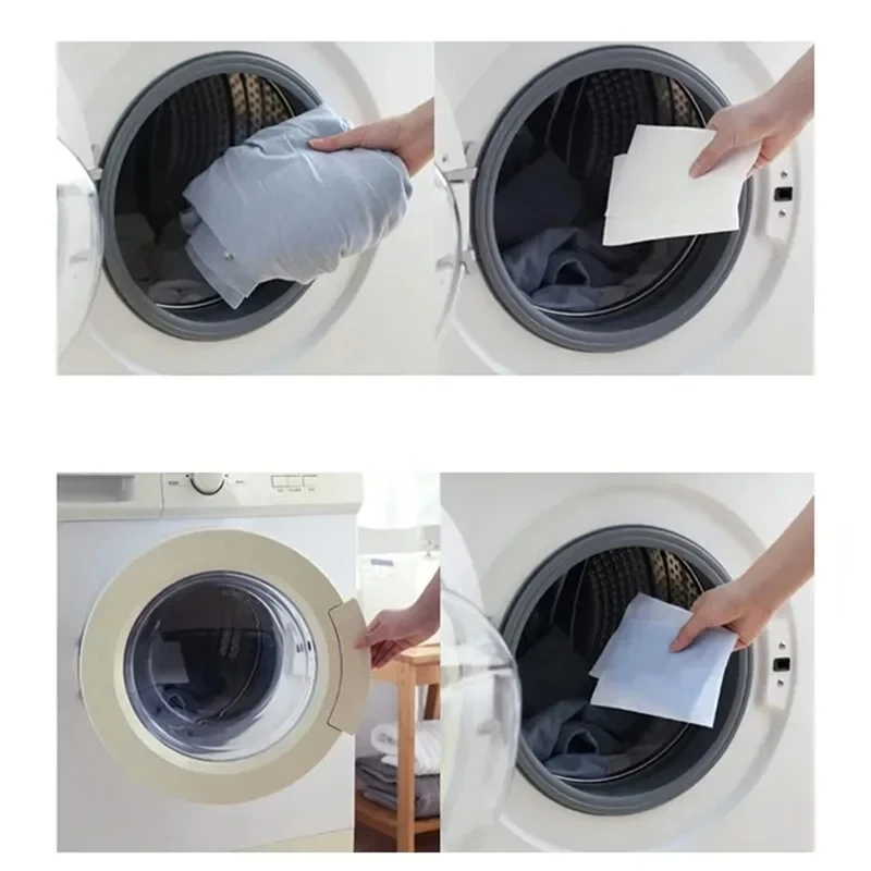 Laundry Washing Papers Anti Dyed Cloth Laundry Grabbercloth Color Catcher Dyeing Cloth Proof Color Absorption Sheet