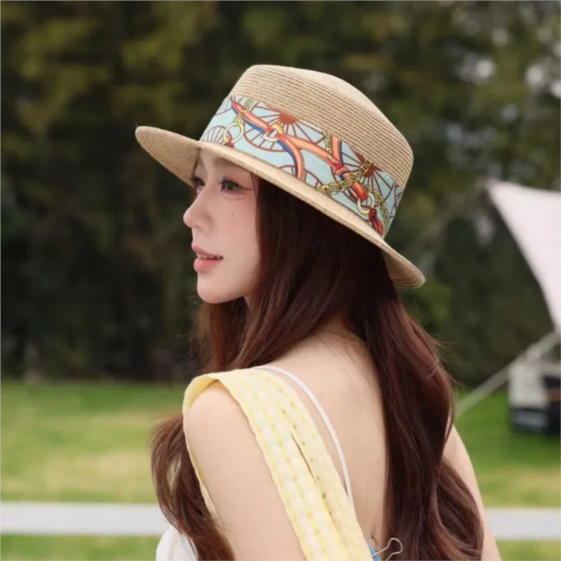 Top hat women's day outing casual flat woven