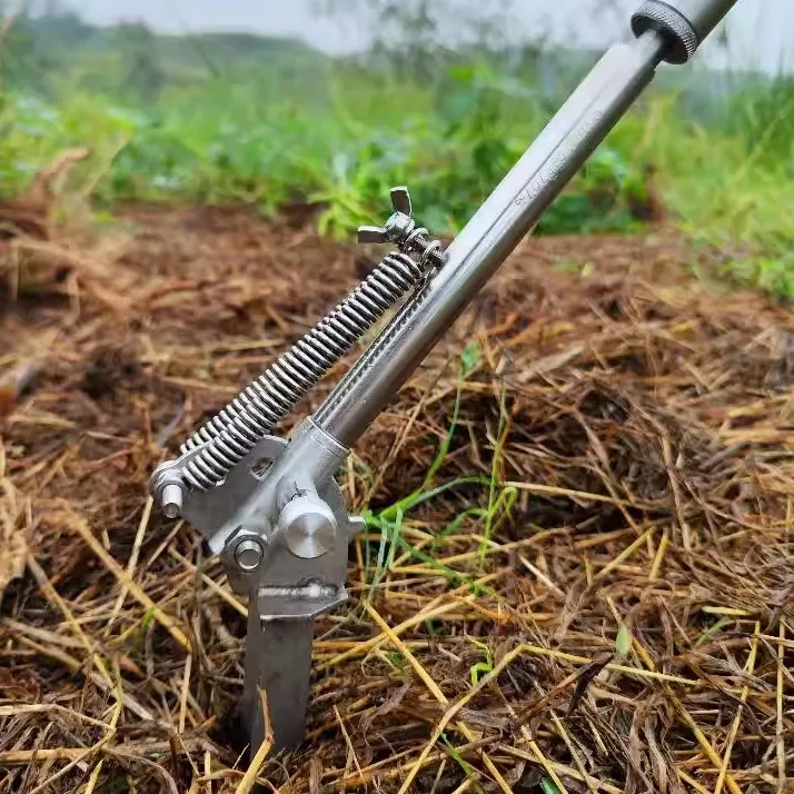 ステンレス製釣り具-リバークロッシングフィッシングポールベーススタンド-フットシェイクラインエレベーター-オーバーリバードラゴン-メインロッド