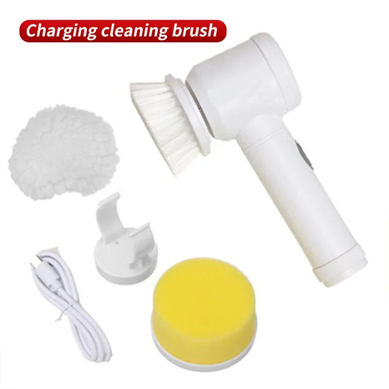 Multi-functional Electric Cleaning Brush for Kitchen and Bathroom - Wireless Handheld Power Scrubber for Dishes, Pots, and Pans