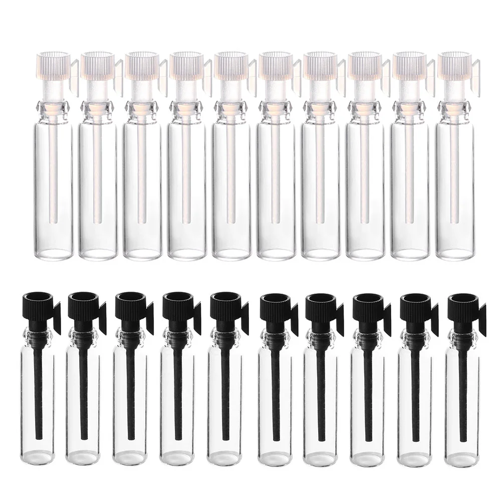 100pcs Sample Bottles Glass Bottle Bottling Cologne Samples Test Tube Bottle Fragrance Mini Perfume Empty Travel Small Container