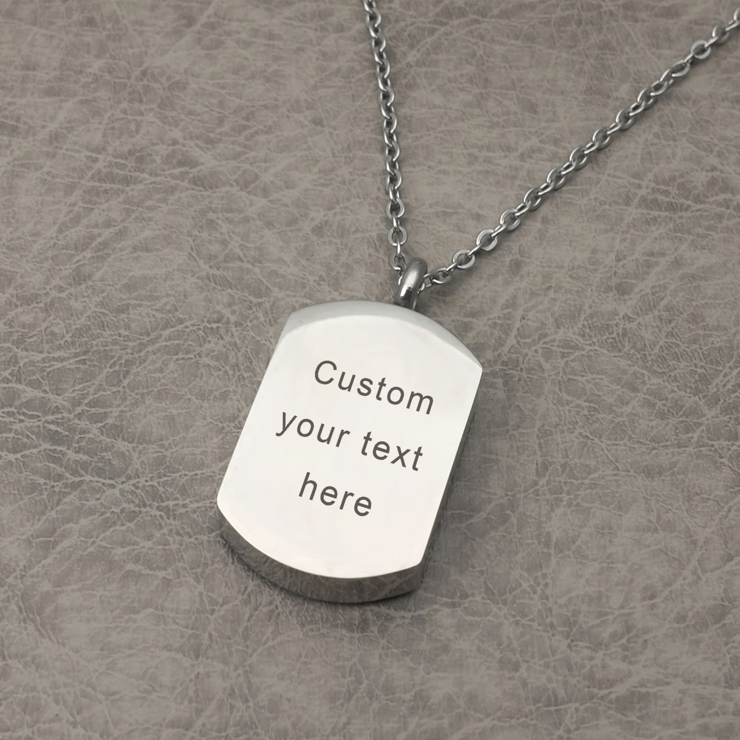 Customized Photo Pet Urn Necklace Personalized Pet Ashes Necklace Keepsake Urn Pendant Cremation Memorial Jewelry