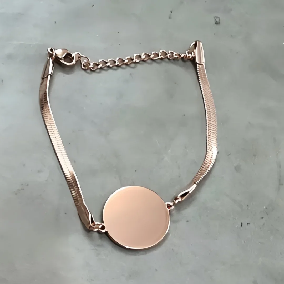 50Pcs Bracelets 304 Stainless Steel Mirror Polished 20mm DIY Personality Bracelets For Women Free shipping