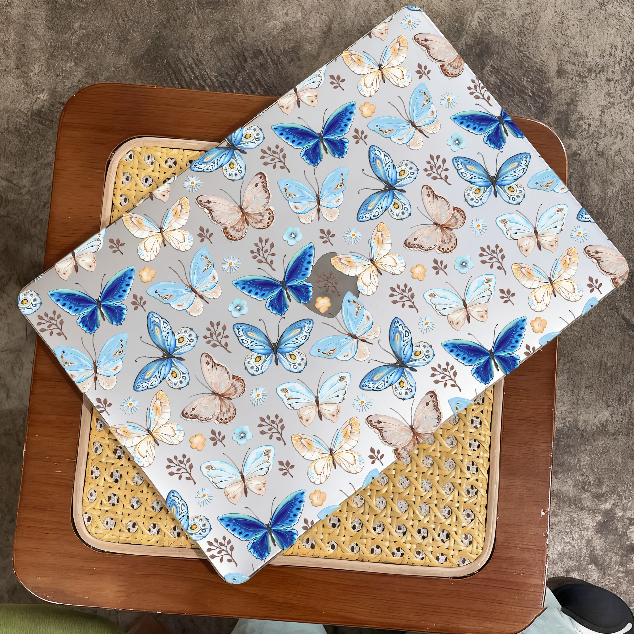 2025 M5 Laptop Case For MacBook Pro Air 13 15.3 13.6 Case M2 M3 M4 Funda For Macbook Pro 13 14.2 16.2 16 Cover Butterfly