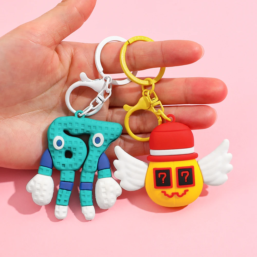 6cm STEAL A BRAINROT Blue No. 67 Toy Keychain Cute House Dolls