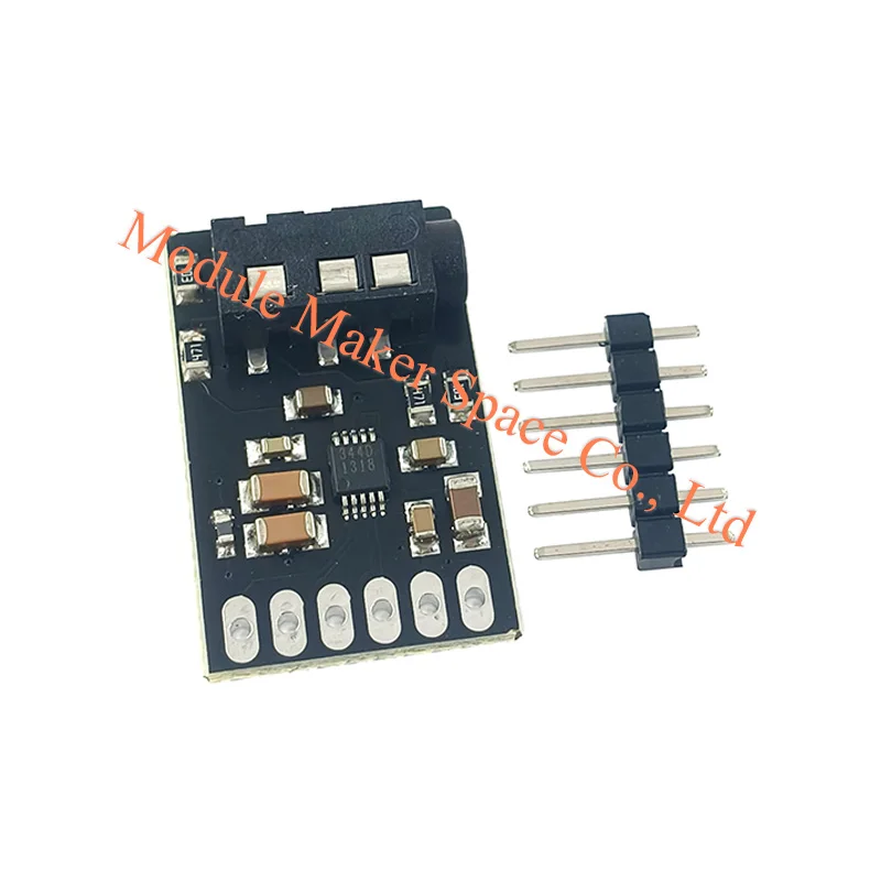 CS4344 D/A Conversion Module Stereo Audio Converter Stereo Audio Connection 2kHz-200kHz I2S Interface Audio Module
