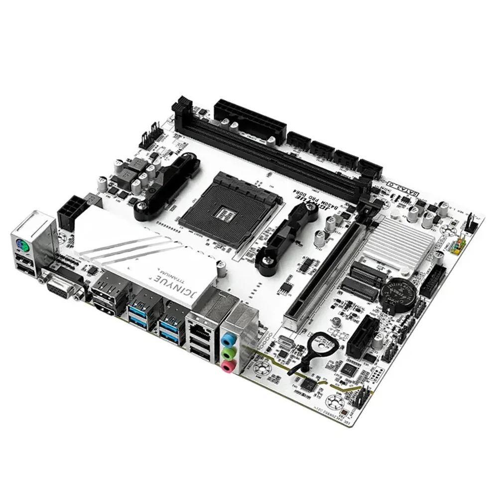 Imagem -04 - Jginyue-kit de Placa-mãe Am4 B450m Pro com Processador Amd r5 5500 2x16gb = 32gb Ddr4 3200 Memória Dual Channel