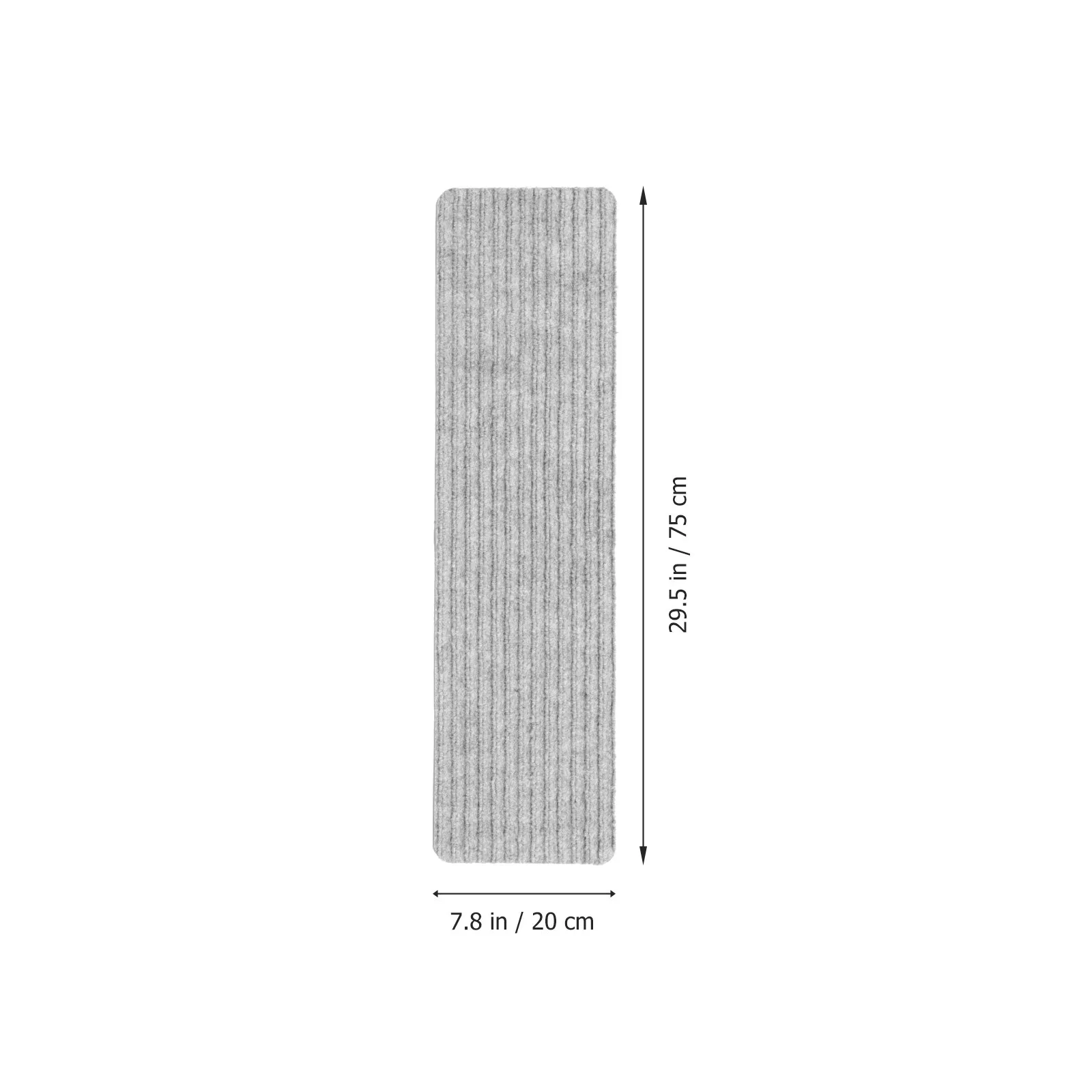 2Pcs Anti-Skid Stair Treads Carpet Material Self-Adhesive Stair Rugs Non-Slip Mute Stairs Prevent Falls for Children Pets Indoor