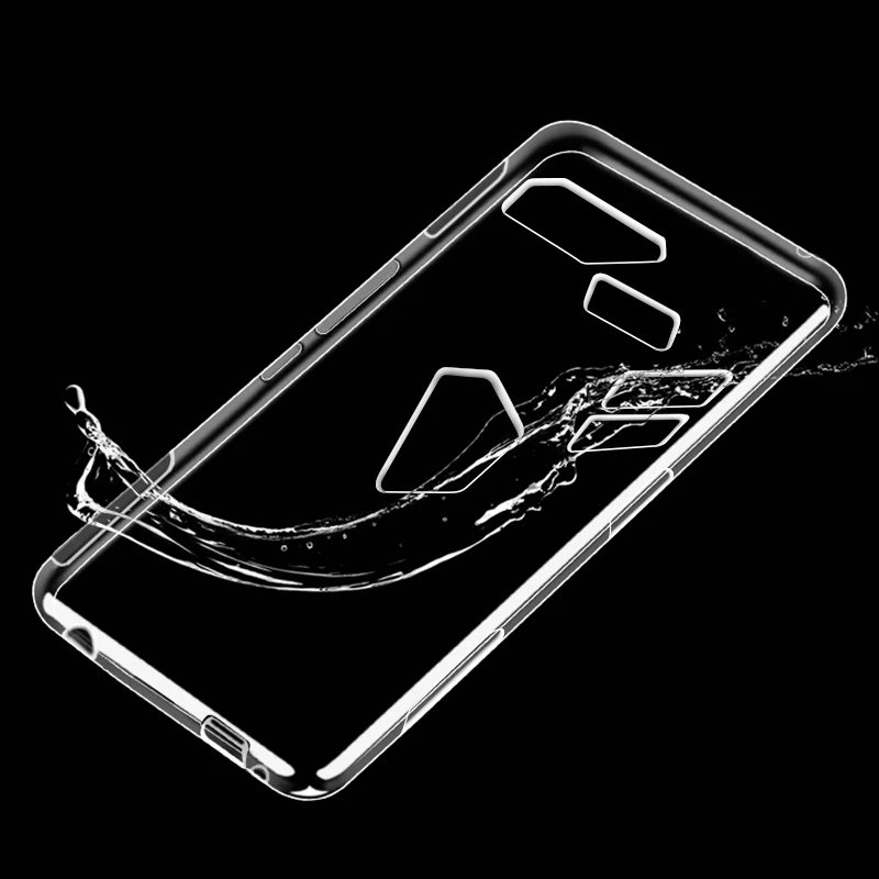 For Asus ROG Phone ZS600KL Case Ultra Thin Clear Soft TPU Case Cover For Asus ROG Phone Couqe Funda