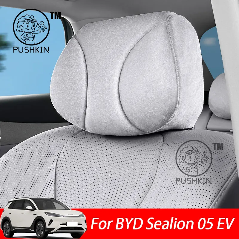 

For BYD sealion 05 EV 2025 Car Headrest Covers Anti-Dirt Protective Covers Interior Modification Accessories