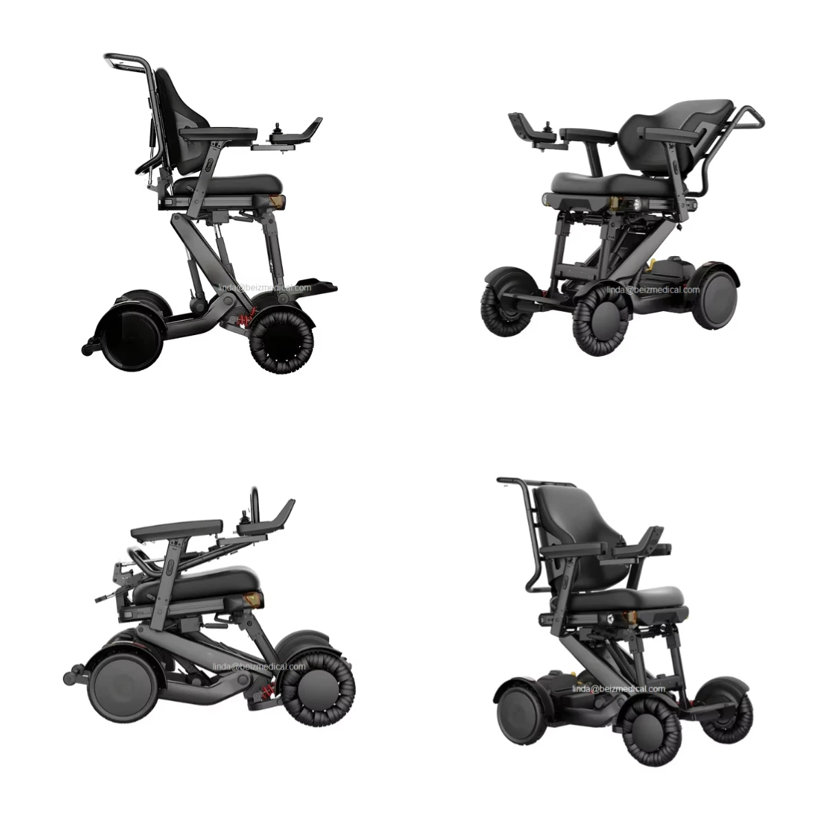 Automatically balance on Uphill One-touch fold disassembly easy transport Compact storage car trunk -BZ-XSTultra