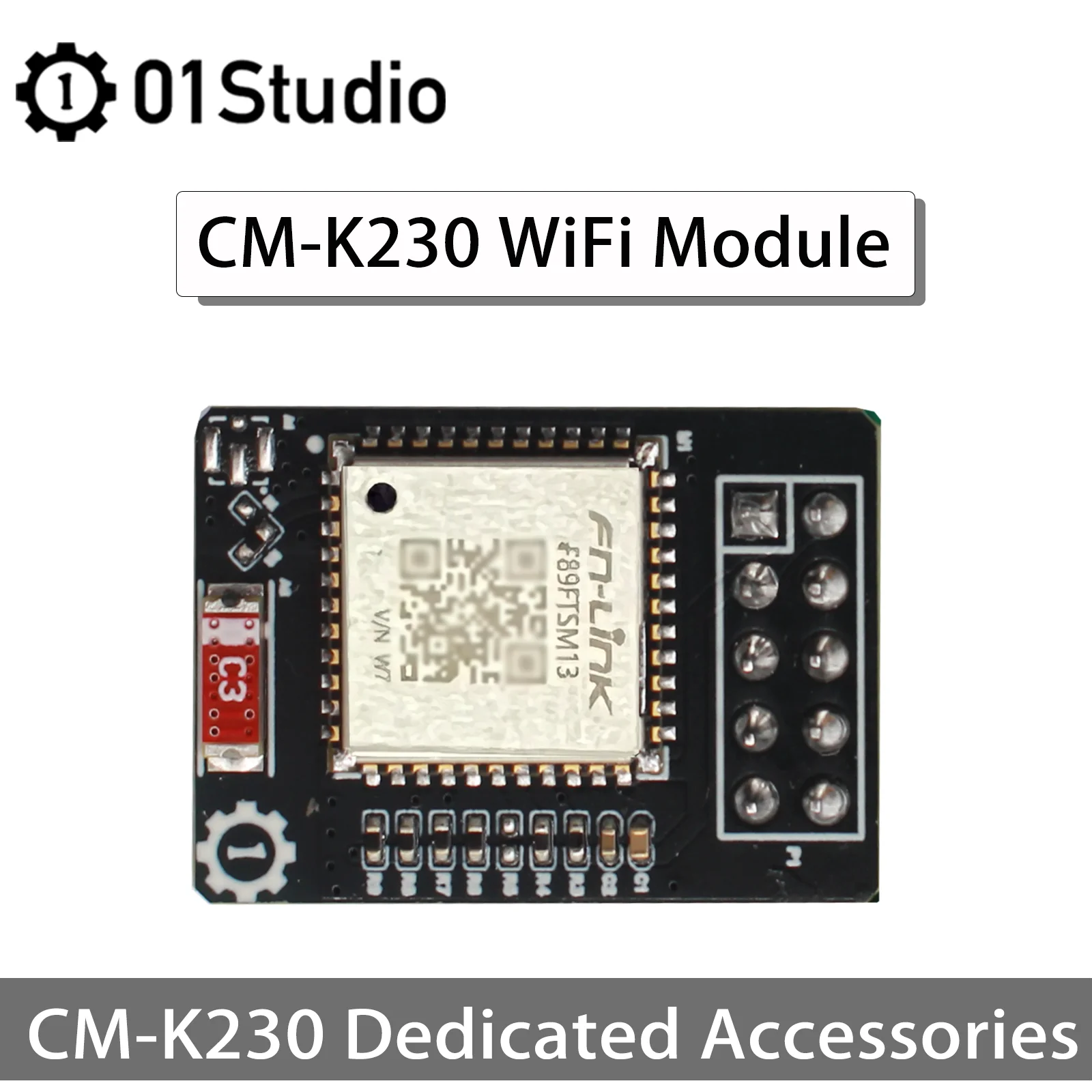 01Studio CM-K230 WiFi Module, CanMV K210 AI Development Board Accessories, SDIO CM-K230 Dedicated
