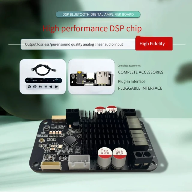 DSP Bluetooth 5.0 płyta wzmacniacza zasilania elektroniczny podział częstotliwości wysokiej wierność dźwięku jakości TWS w połączeniu z basami 2.0 150w