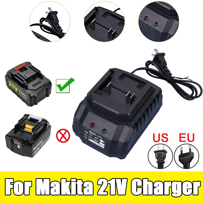 

Портативное зарядное устройство для замены аккумуляторов Makita 18V 21V Li-Ion BL1415 BL1420 BL1815 BL1830 BL1840 BL1860 для электродрелей и шлифовальных машин