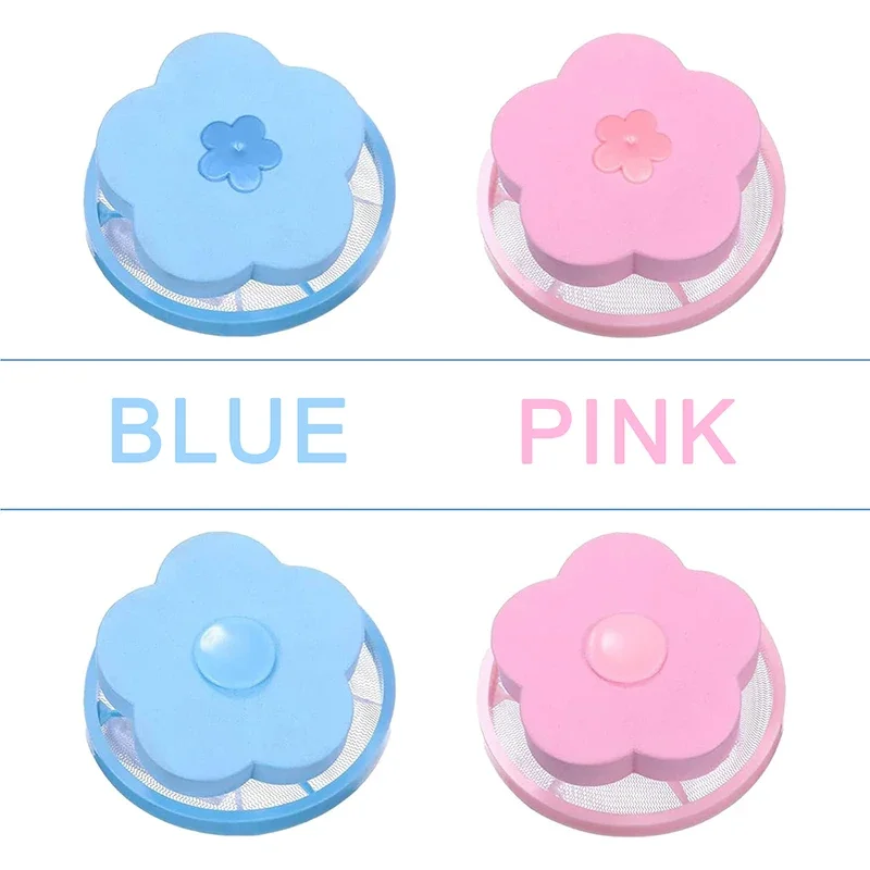 1pc Floating Hair Filtering Mesh Removal Pet Hair Lint Catcher for Laundry Washing Machine Reusable Filter Washer Trap Net Pouch