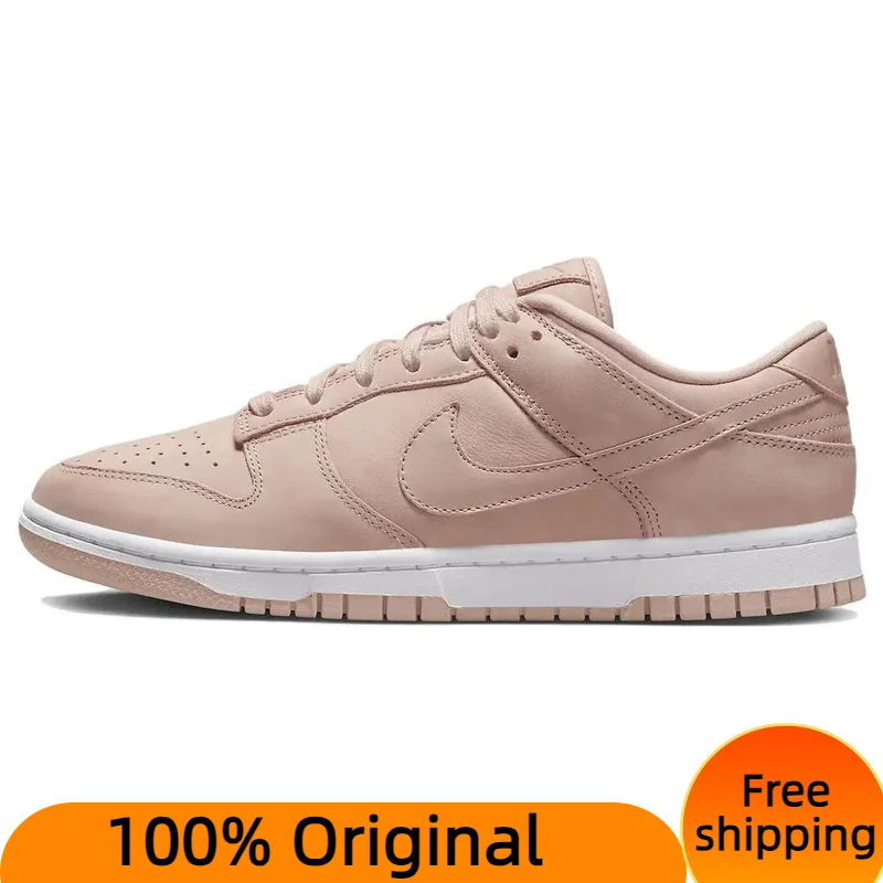 Nike Dunk Low PRM Pink Oxford Women's Sneakers shoes With Original Box