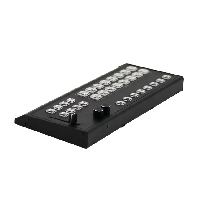 Broadcasting Video Streaming Switcher Video Vmix 8 Channel Portable Seamless Live Video Switcher for Live Broadcasting Keyboard