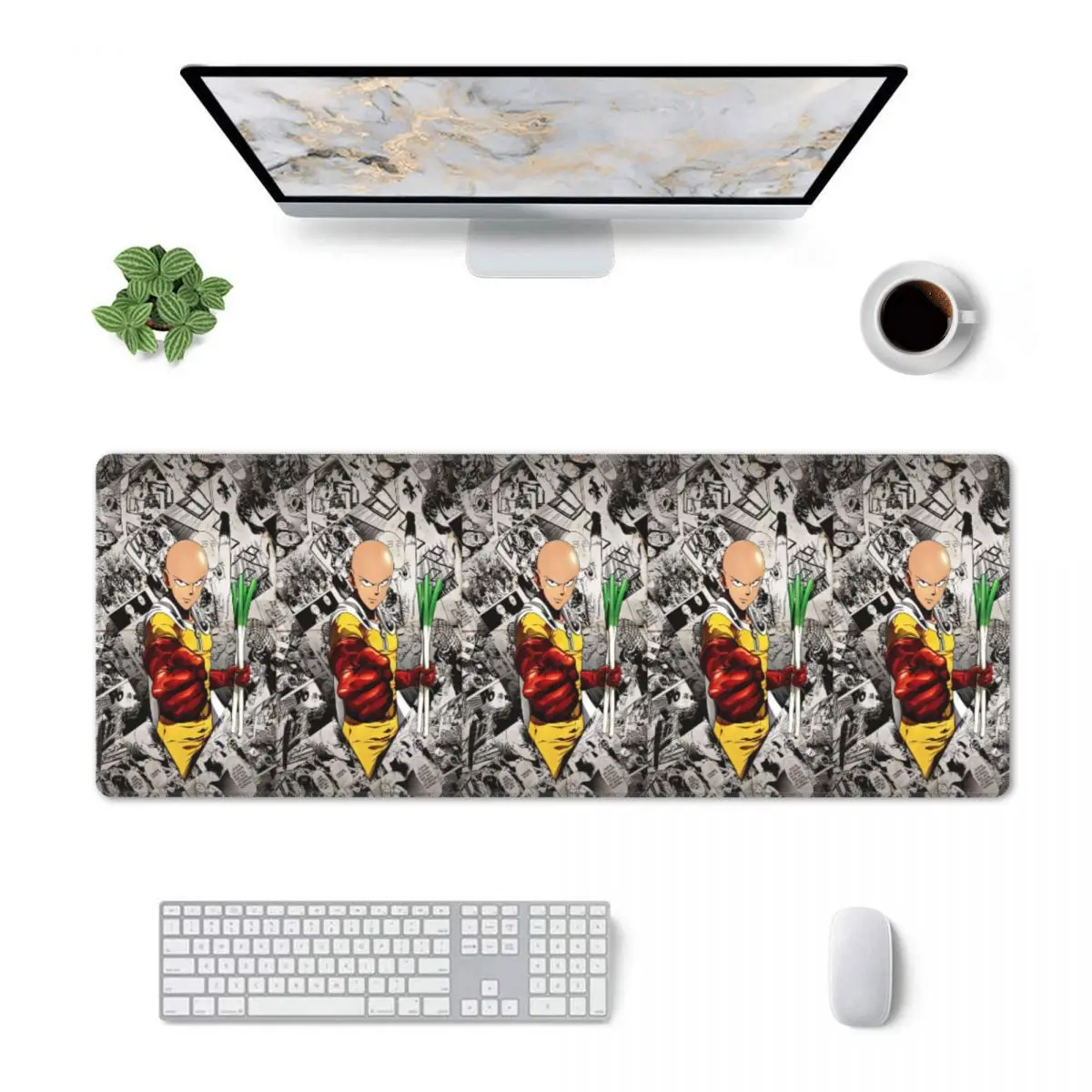 Large Mouse Pad Anime One Punch Man Gamer PC Laptop Mats Keyboard Carpet Computer Gaming Office Accessories Desk Mat