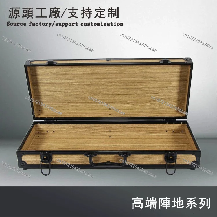 Amoy box 45X20X10 wooden box, fishing shrimp toolbox, sponge tool set