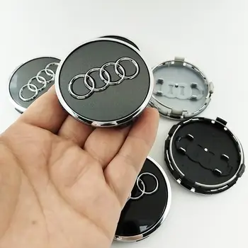 適用於Audi A3 A4 A5 A6 A7 Q3 Q4 Q5 Q7 S3 S4 S5 S6 S7 RS3 RS5 的 4 個 60mm 61mm 68mm 69mm 77mm 汽車輪圈中心蓋配件 10 最佳銷售 2016年奧迪Q3 - №8
