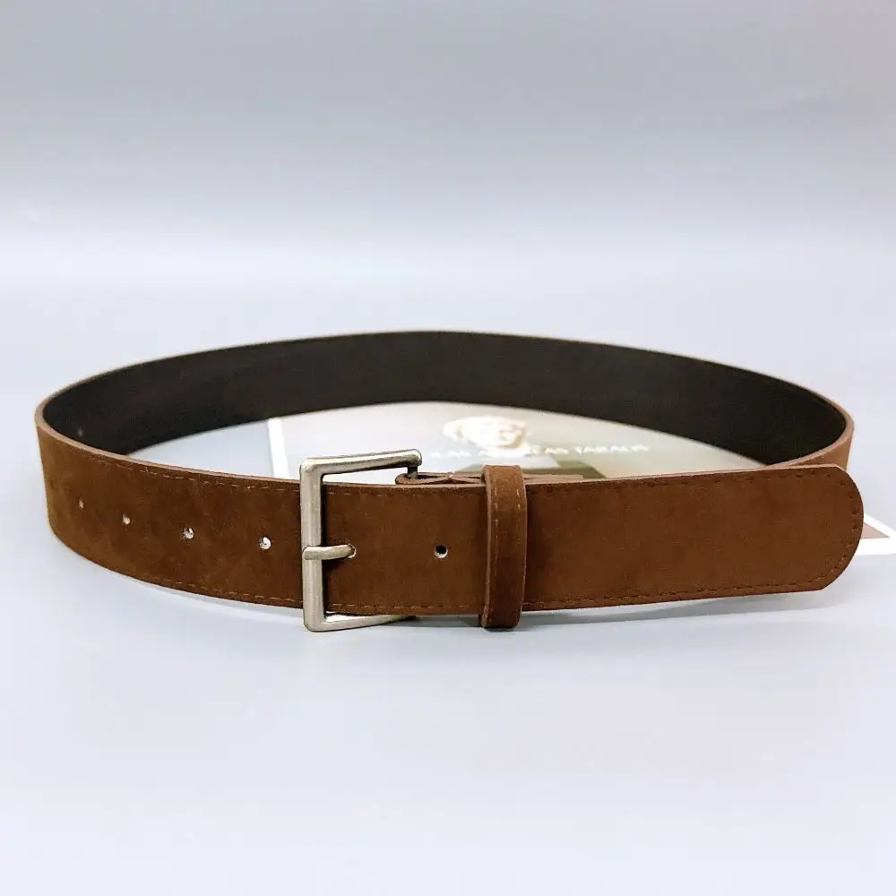 خمر دبوس مشبك حزام جلد الغزال تصميم فاخر تنوعا النساء حزام خصر واسعة حزام معطف تنورة الديكور