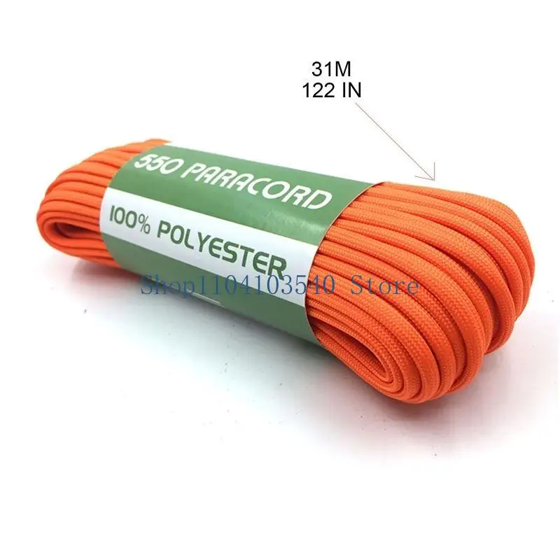 02DC باراكورد المظلة الحبل الحبل التخييم تسلق التخييم حبل المشي لمسافات طويلة الغسيل