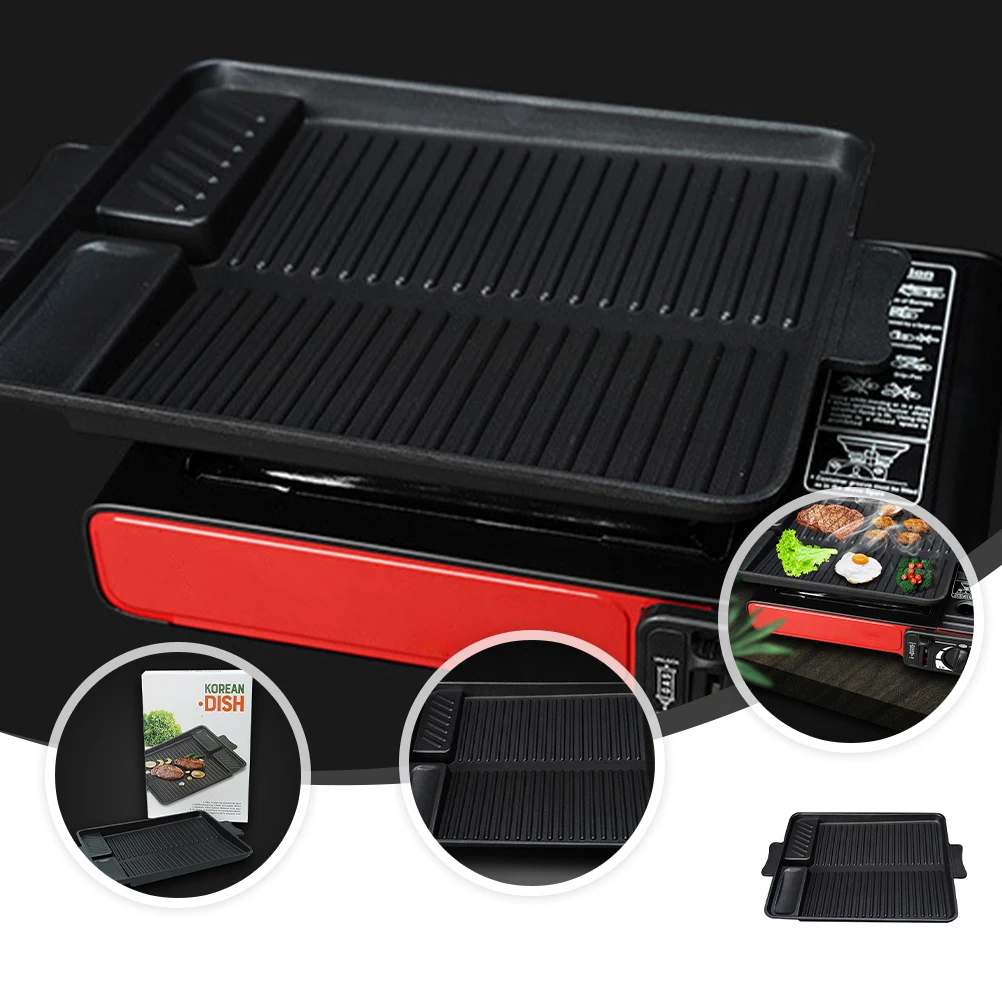 

1pc Rectangular Baking Dish Aluminum Durable Roasting Tool BBQ Plate Grill Bakeware Easy Clean Stain Resistant Perfect Home