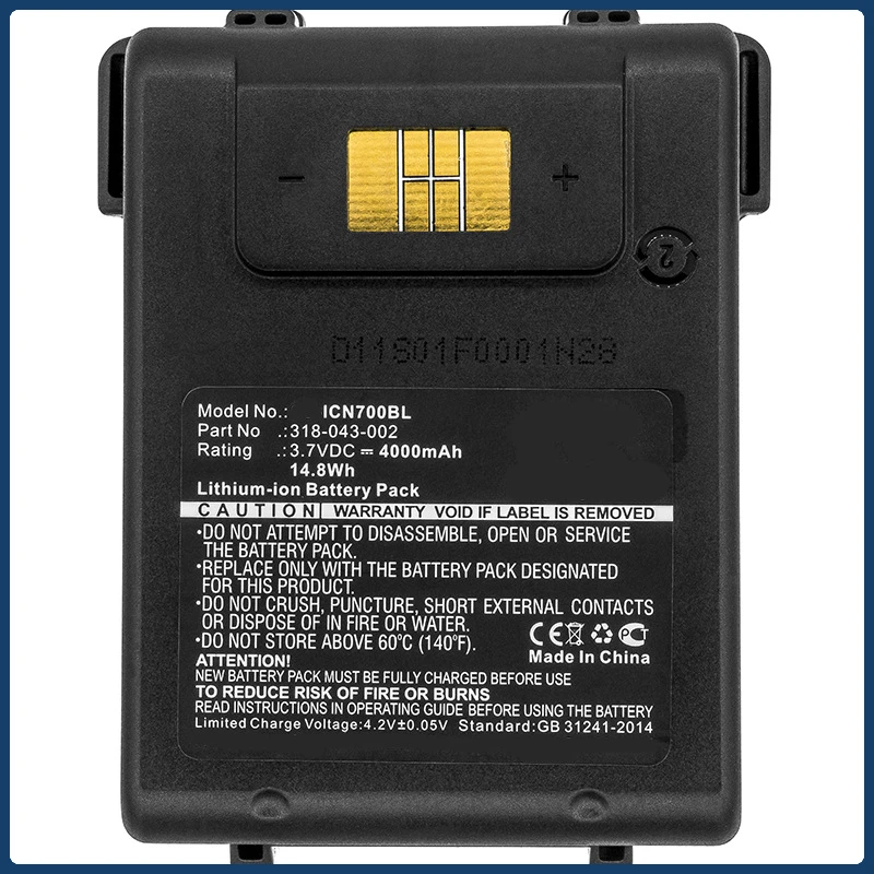 

4000mAh Applicable To Intermec CN70e Barcode Scanner 1000AB01 Consumer Electronics Battery Packs Accessories & Parts Batteries